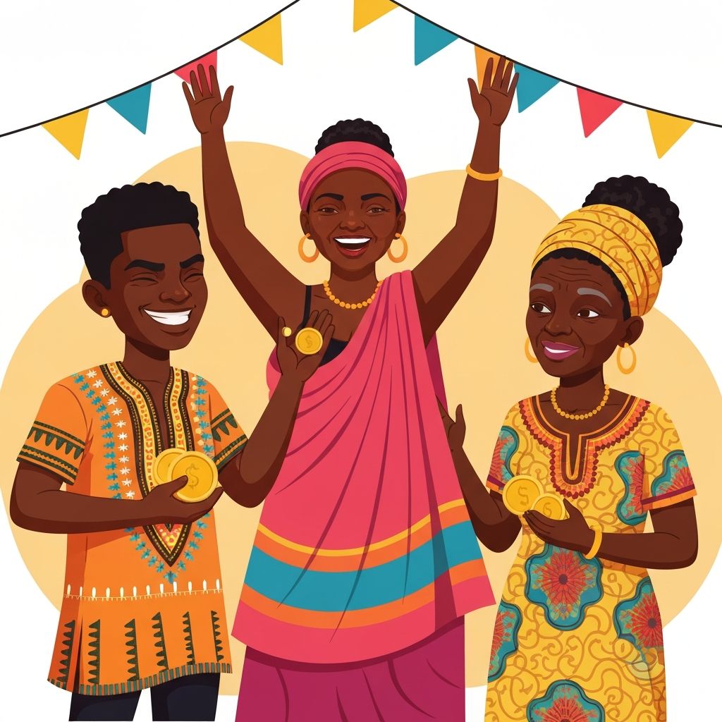 Groupe celebrant ensemble